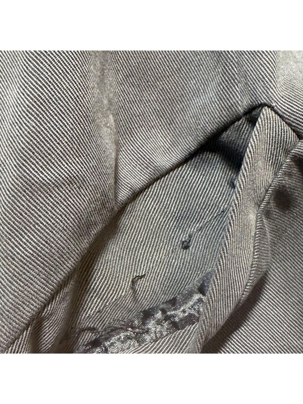 Anthropologie Cartonnier One Button Blazer Size 6 Gray Pockets Preppy Minimalist - Picture 13 of 15
